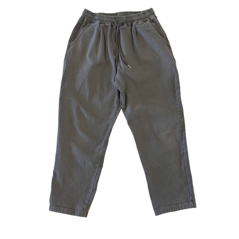 Am Studio Gray Capri Pants Pull On Women’s Casual‎ Comfort Relaxed Fit